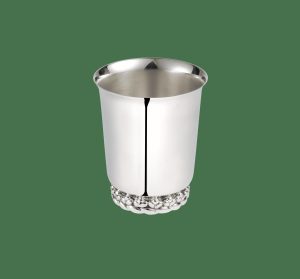 Water Glasses | Silver-Plated Cup   Babylone Barware Water Glasses