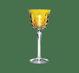 Wine Glasses | Amber Crystal Wine Glass  Kawali Barware Wine Glasses