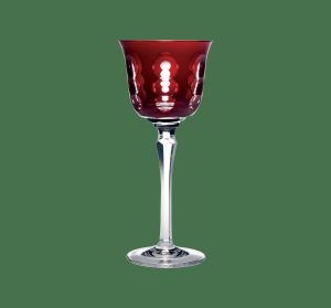 Wine Tasting Accessories | Red Crystal Wine Glass  Kawali Barware Wine Glasses