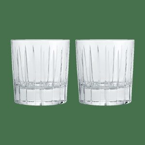 Wine & Water Glasses | Crystal Double Old Fashioned Glass – Set Of 2  Iriana Tableware Wine & Water Glasses