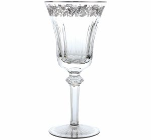 Wine & Water Glasses | Red Wine Crystal Glass With Gold Decoration  Marly Tableware Wine & Water Glasses